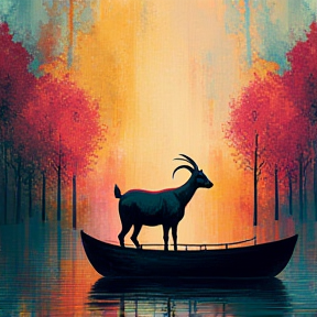 Goat in a Boat