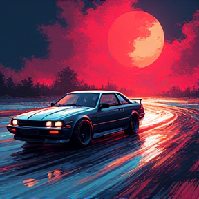 Driftin' Under Moonlight