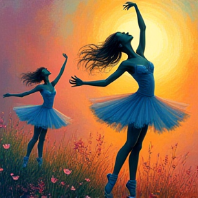 Ballerinas in the Meadow