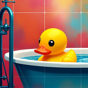 Rubber Ducky's Big Splash