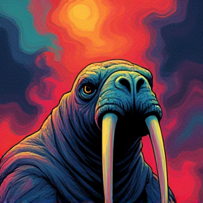 Vampire Walrus in a Bedsit