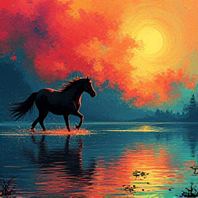 Horse on the Water