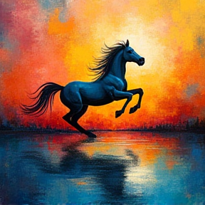 Horse on the Water