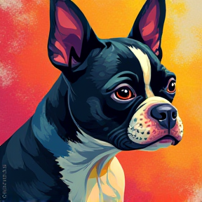 Spud the Boston Terrier