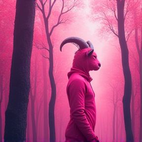 Pink in the Forest