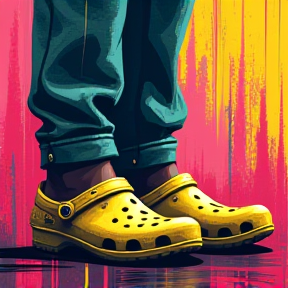 Crocs In The Rain