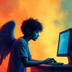 Angel Playing Games