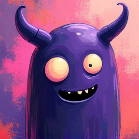 Purple Slime Monster