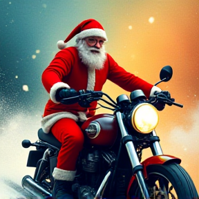 Santa's Motorcycle Ride