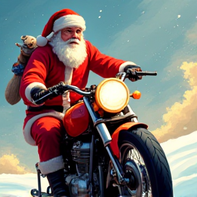 Santa's Motorcycle Ride