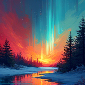 Northern Lights of Friendship