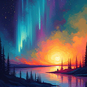 Northern Lights of Friendship