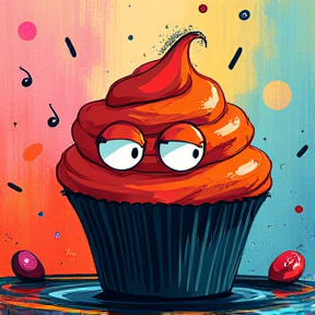 Miltos the grumpy cupcake 