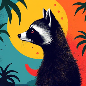 Raccoons Kings from day to Night