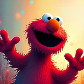 Elmo's Baddie Vibe