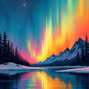 Northern Lights of Friendship