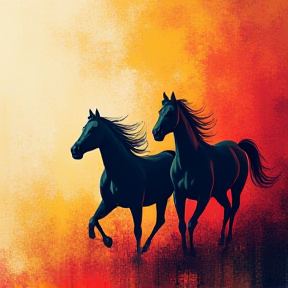 3 horses