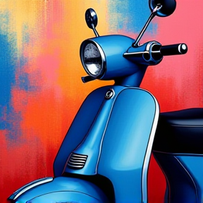 Cinta vespa biru