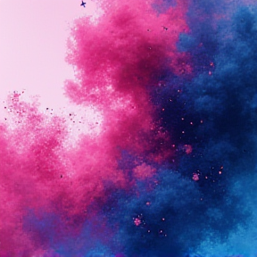 Pink, Purple, Blue!