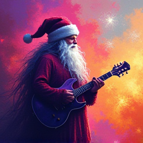 Purple Santa