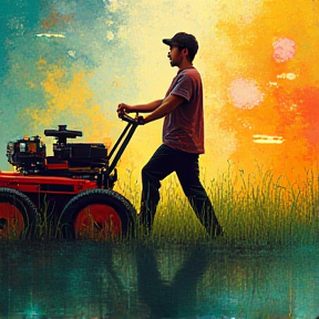 Mowing Away