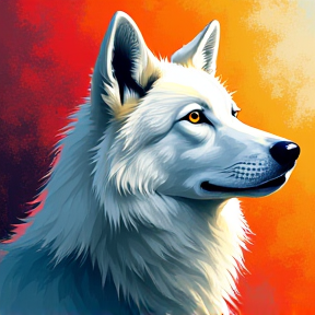 White big wolf