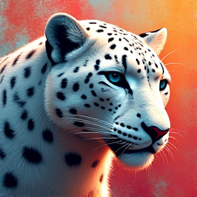 Snowy Leopard