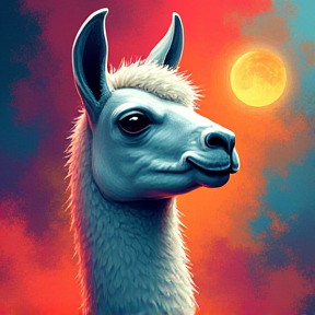 Llama on the Moon