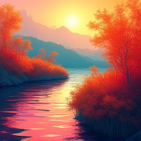 Sunlit River