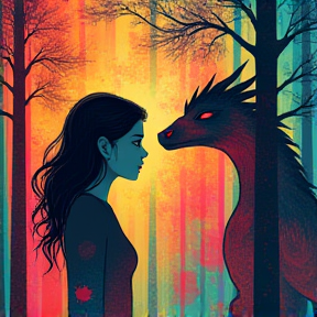 Dragon Love in the Woods