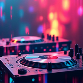 DJ Decks remixing songs 