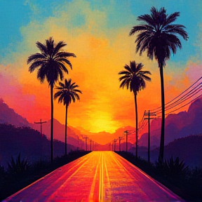 California Sunset Highway Blues