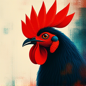 Strutting Rooster