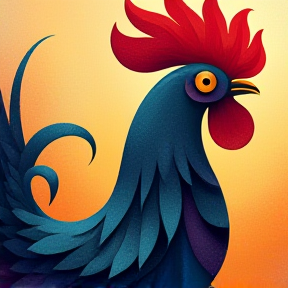 Strutting Rooster