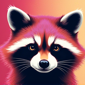 Pink Raccoon