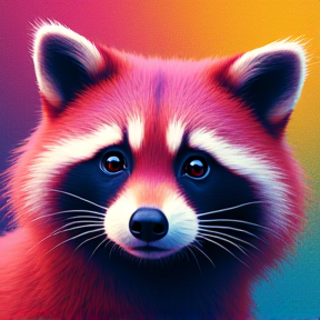 Pink Raccoon