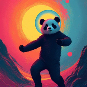 Panda in the Stars