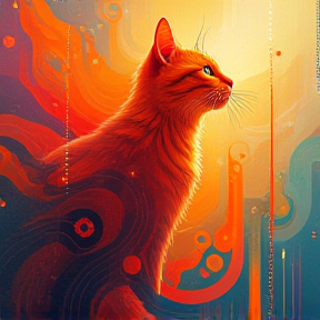 Orange cat 