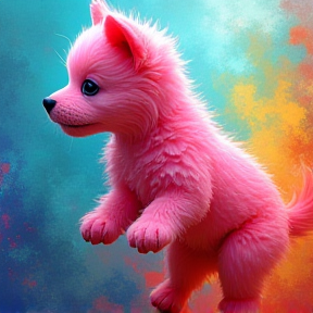 Puppy Rainbow Dance