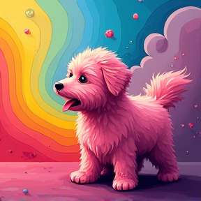 Puppy Rainbow Dance