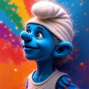 Smurf and Proud