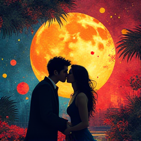 Kiss under the moonlight 