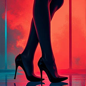 High Heels in der Nacht