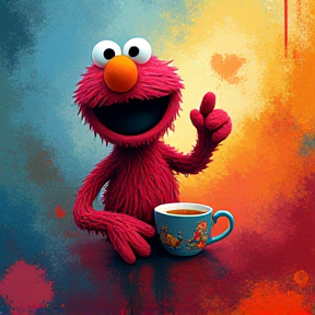 Elmo's Cup of Tea