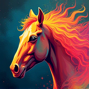 Flaming Horse