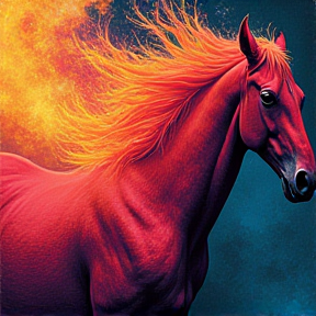 Flaming Horse