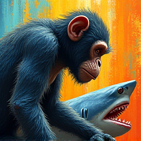 Monkey vs. Shark