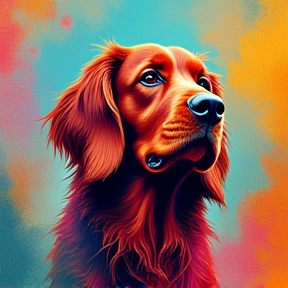 Bronagh the Irish Setter