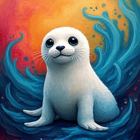 Blue the Baby Seal