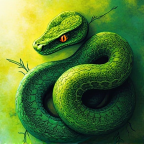 Green python 